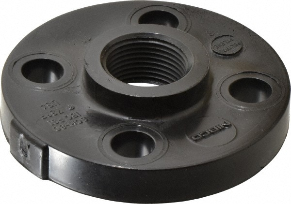 NIBCO CC09500 1" Pipe, 4-1/2" OD, Polypropylene Threaded Pipe Flange 