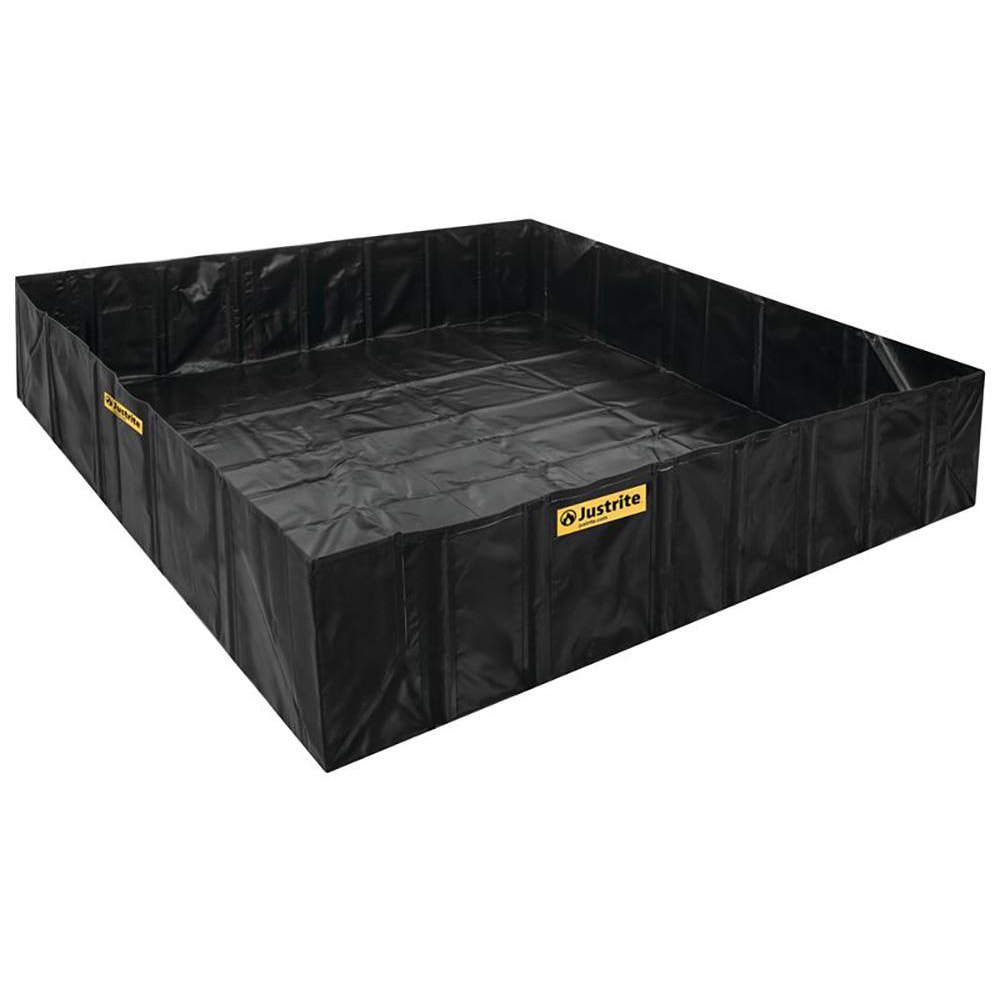 Justrite® - Collapsible Berms & Pools: Spill Berm | MSC Direct