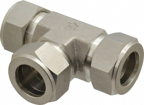 Ham-Let 3001715 Compression Tube Union: 1" Tube OD, Compression x Compression x Compression Image