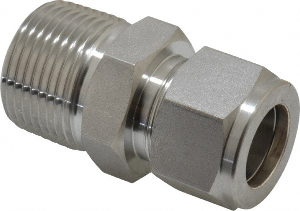 Ham-Let 3002017 Compression Tube Connector: 3/4" Thread, Compression x MNPT 