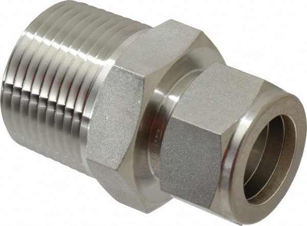 Ham-Let 3002022 Compression Tube Connector: 1" Thread, Compression x MNPT 