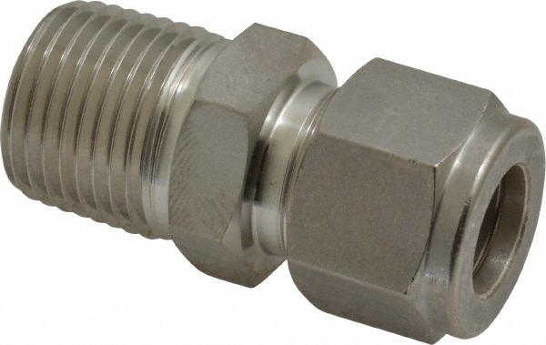 Ham-Let 3002131 Compression Tube Connector: 1/2" Thread, Compression x MNPT Image