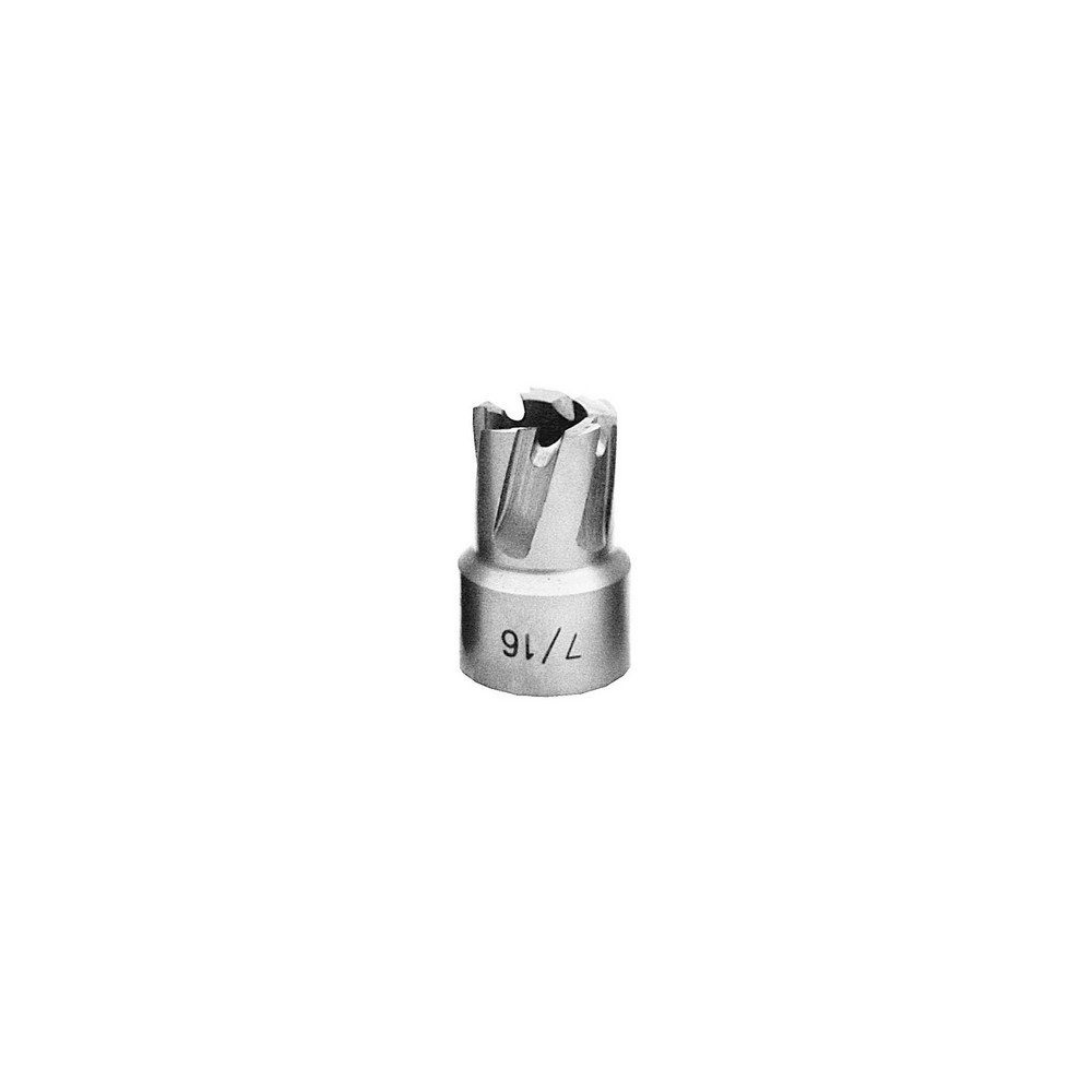 OSCARBIDE 7/16" X 2" HSS Annular Cutter - 3/4" Weldon Shank With Pilot Pin For Mag Drills