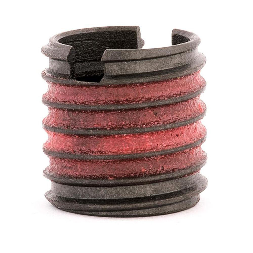 Thread Locking Insert: 7/16-14 Internal Thread, 9/16-12 External Thread, UNC, 0.56" OAL, Self-Lock Wall - Carbon Steel