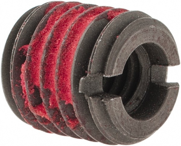 Thread Locking Insert: 1/4-20 Internal Thread, M12 x 1.75 External Thread, UNC & UNF, 0.4921" OAL, Standard Wall