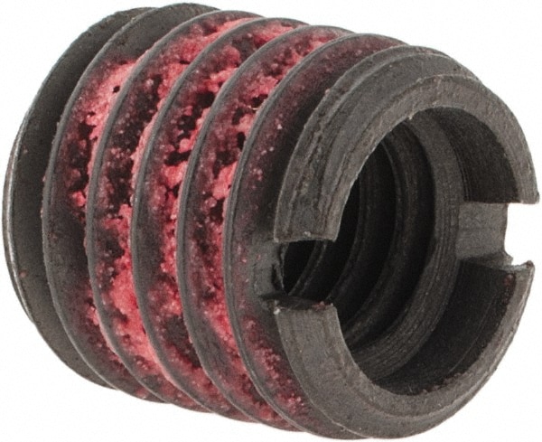 Thread Locking Insert: 5/16-18 Internal Thread, M12 x 1.75 External Thread, UNC & UNF, 0.4921" OAL, Standard Wall