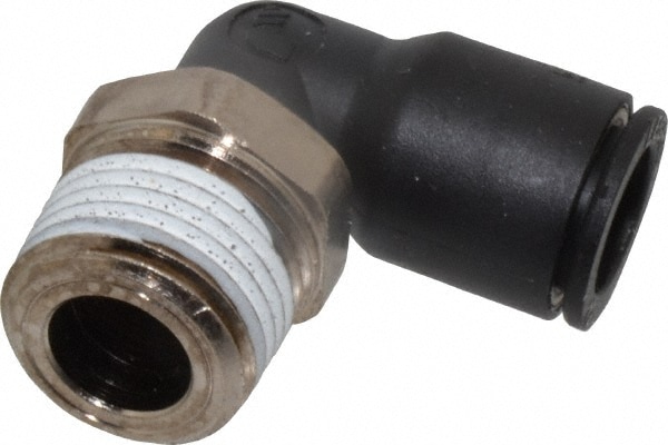 Legris 3109 12 22 Push-To-Connect Tube to Male & Tube to Male NPT Tube Fitting: Male Elbow, 1/2" Thread Image