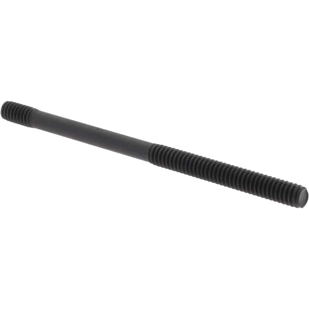 Unequal Double Threaded Stud: 1/4-20 Thread, 4" OAL