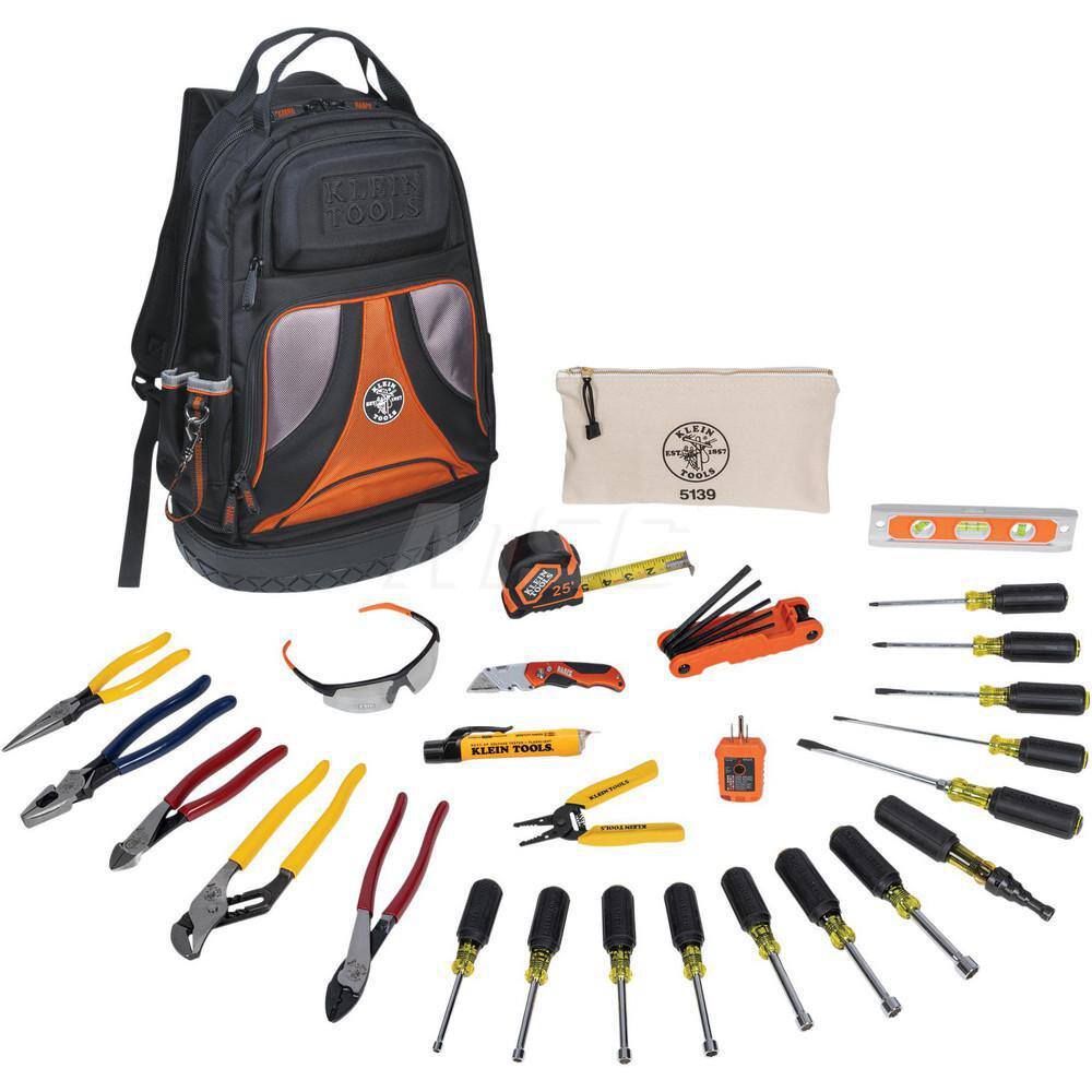 Combination Hand Tool Set: 28 Pc, Electrician's Tool Set