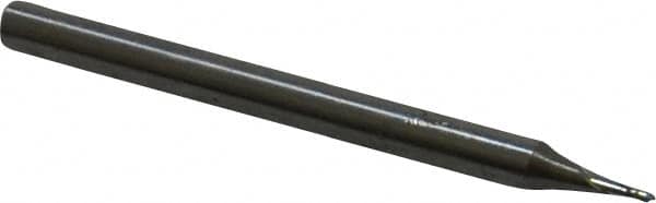 Magafor 88809001000 90° 0.0394" Diam 1-1/2" OAL 2-Flute Solid Carbide Spotting Drill 