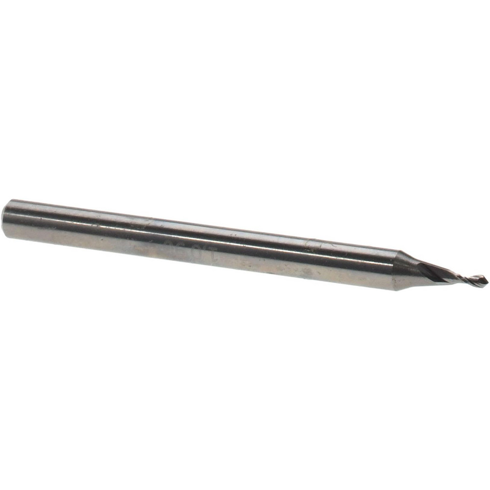 Spotting Drill: 1 mm Dia, 90 ° Point, 1-1/2" OAL, Solid Carbide