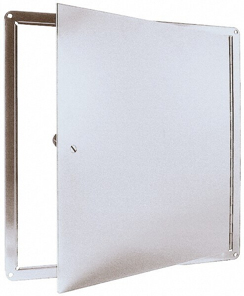 Access Doors; Type: Surface Mounted Access Door ; Height (Inch): 8-1/2 ; Width (Inch): 8-1/2 ; Material: Steel ; Opening Width: 7-1/2 (Inch); Opening Height: 7-1/2 (Inch)
