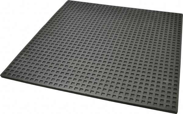 18" Long x 18" Wide x 5/16" Thick, Nitrile, Machinery Leveling Pad & Mat