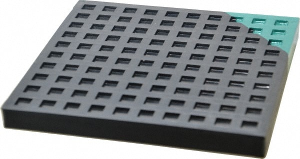 Mason Ind. BBNR6X6 6 inch Long x 6 inch Wide x 1 inch Thick, Rubber, Machinery Leveling Pad & Mat