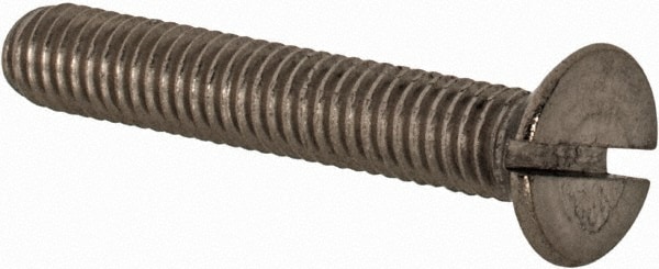 Value Collection MASFM0040025CP Machine Screw: Flat Head, Slotted Image