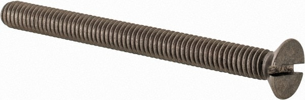 Value Collection MASFM0040045CP Machine Screw: Flat Head, Slotted Image