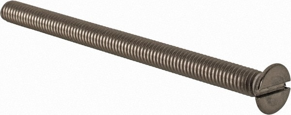 Value Collection MASFM0040060CP Machine Screw: Flat Head, Slotted Image