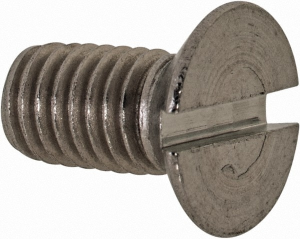 Value Collection MASFM0050010CP Machine Screw: Flat Head, Slotted Image