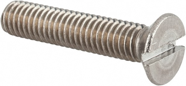 Value Collection MASFM0060030CP Machine Screw: Flat Head, Slotted Image