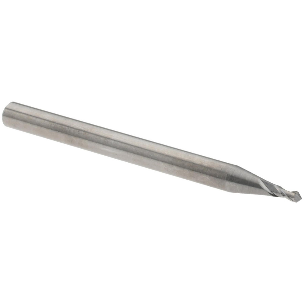 Spotting Drill: 1.2 mm Dia, 90 ° Point, 1-1/2" OAL, Solid Carbide