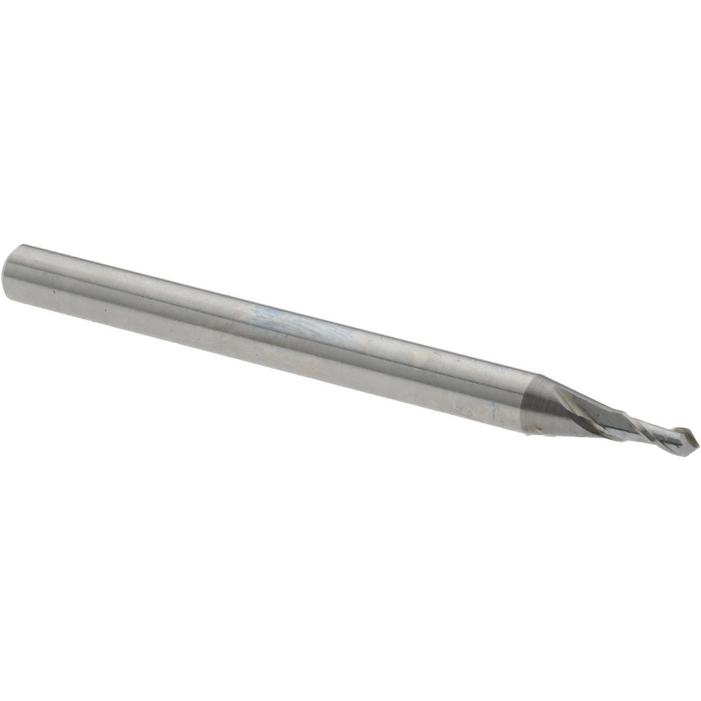 Spotting Drill: 1.4 mm Dia, 90 ° Point, 1-1/2" OAL, Solid Carbide