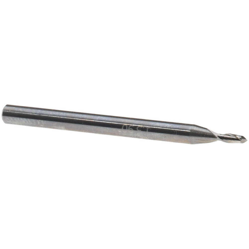 Spotting Drill: 1.5 mm Dia, 90 ° Point, 1-1/2" OAL, Solid Carbide
