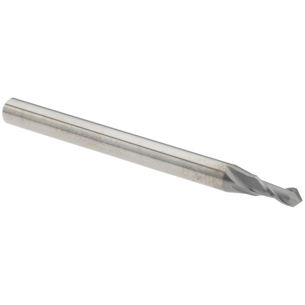 Spotting Drill: 2 mm Dia, 90 ° Point, 1-1/2" OAL, Solid Carbide