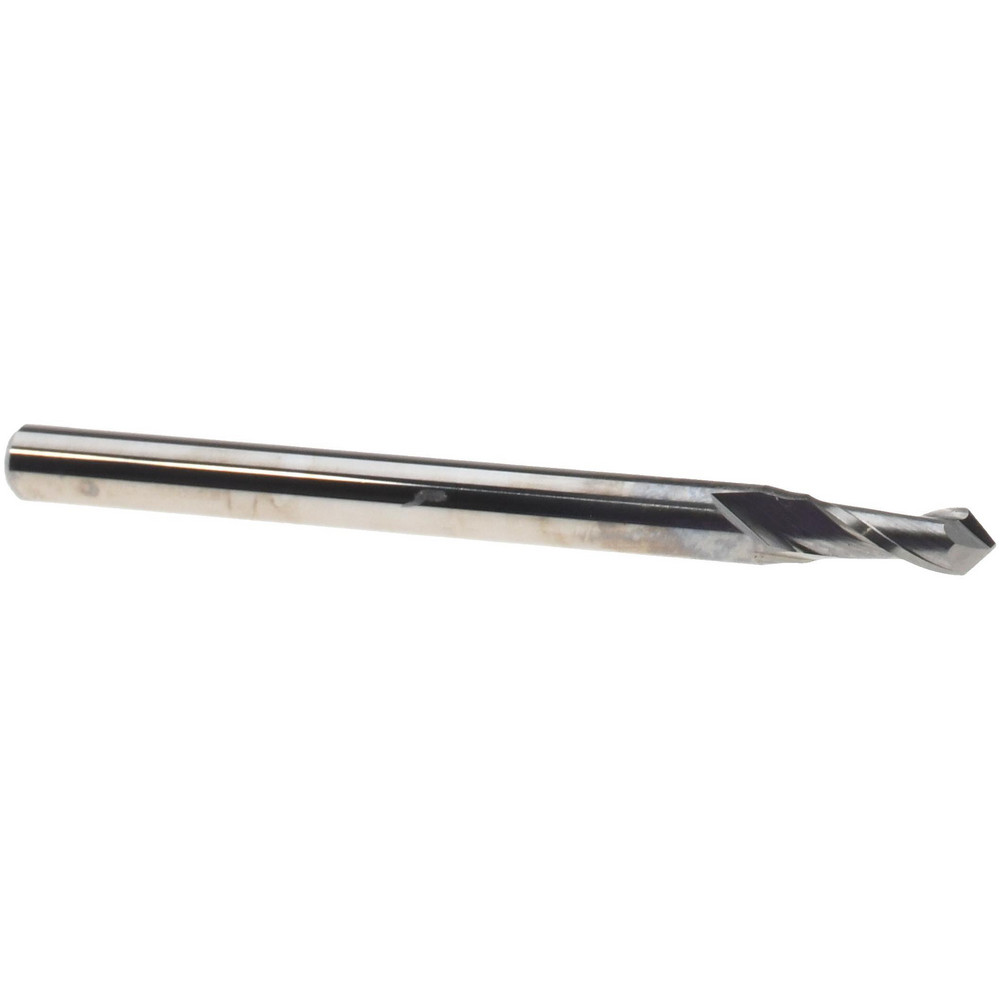 Spotting Drill: 2.5 mm Dia, 90 ° Point, 1-1/2" OAL, Solid Carbide