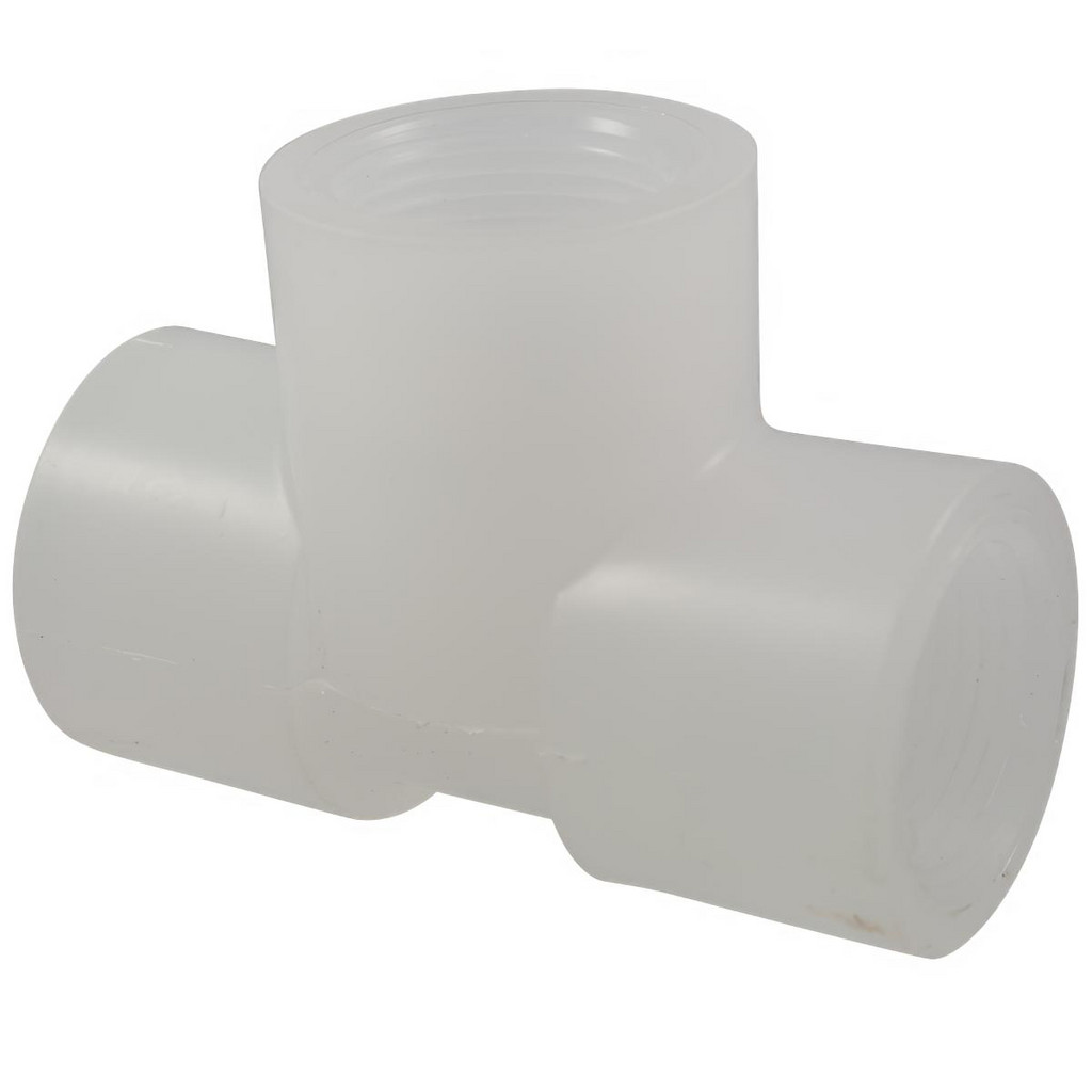 NIBCO 1/2" Polypropylene Plastic Pipe Fitting - FPT End Connections | 10-Pack | Part #CN03150