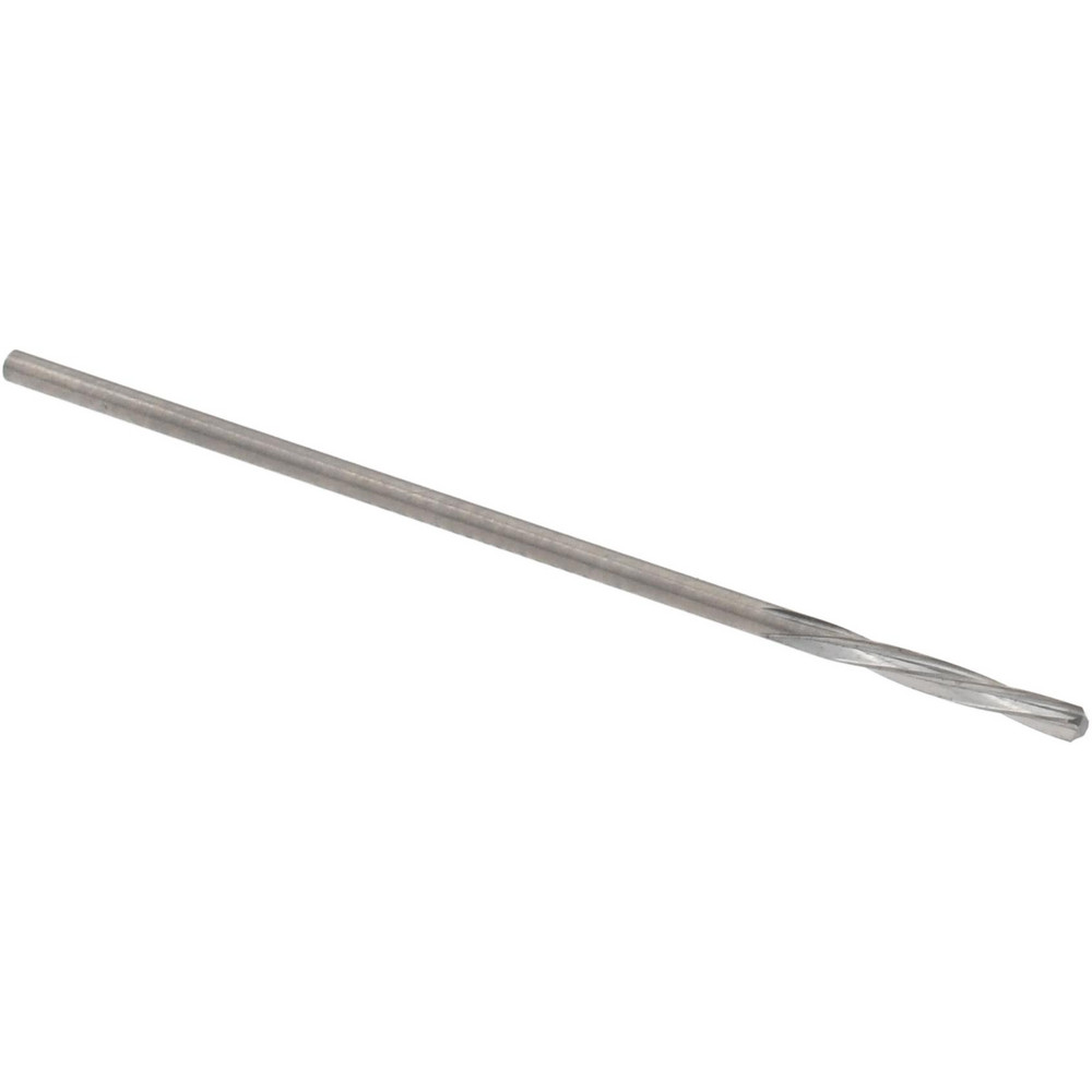 Chucking Reamer: 1.05 mm Dia, 1-5/16" OAL, 9/32" Flute Length, Spiral Flute, Straight-Cylindrical Shank, Solid Carbide