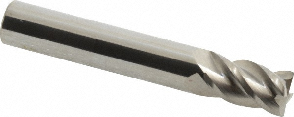 12182832 Corner Radius End Mill: 5/16" Dia, 1/2" LOC, 0.015" Radius, 4 Flutes, Solid Carbide  