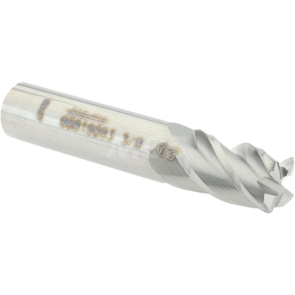 Accupro - Corner Radius End Mill: 3/8