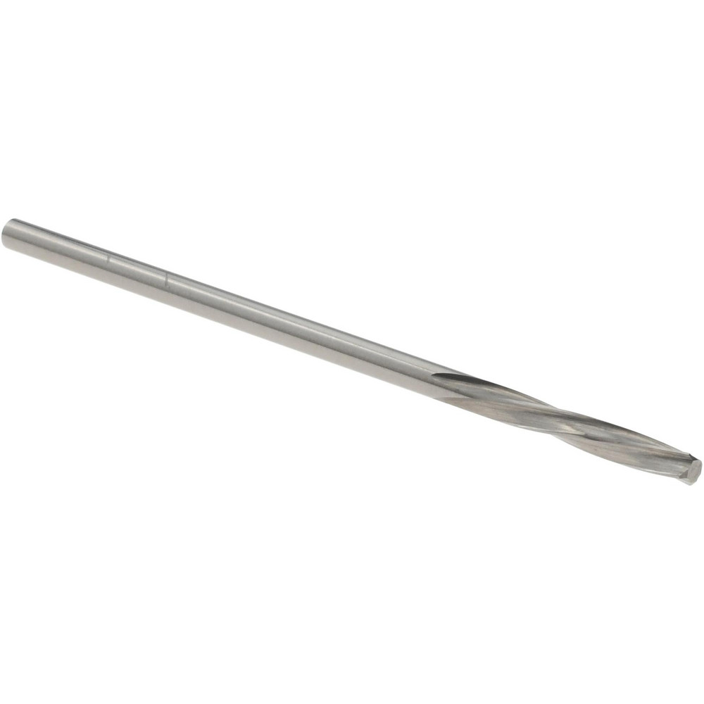 Chucking Reamer: 1.64 mm Dia, 1-31/32" OAL, 7/16" Flute Length, Spiral Flute, Straight-Cylindrical Shank, Solid Carbide