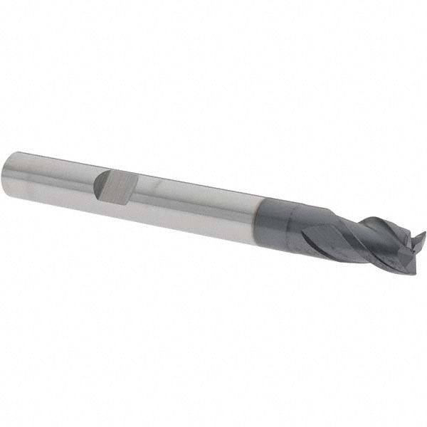 Iscar 5620534 Corner Chamfer End Mill: 0.2362" Dia, 0.2756" LOC, 3 Flute, 0.0059" Chamfer Width, Solid Carbide Image