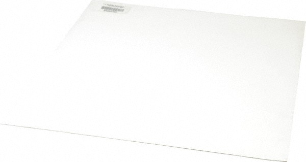 Sheet: Silicone Rubber, 12" Wide, 12" Long, White
