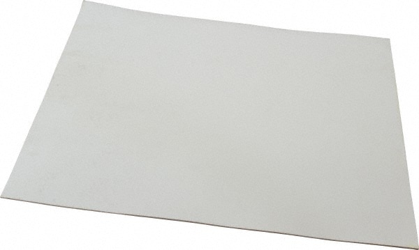 Sheet: Silicone Rubber, 12" Wide, 12" Long, White