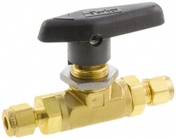 Parker 4A-B6LJ2-BP Manual Ball Valve: 1/4" Pipe Image