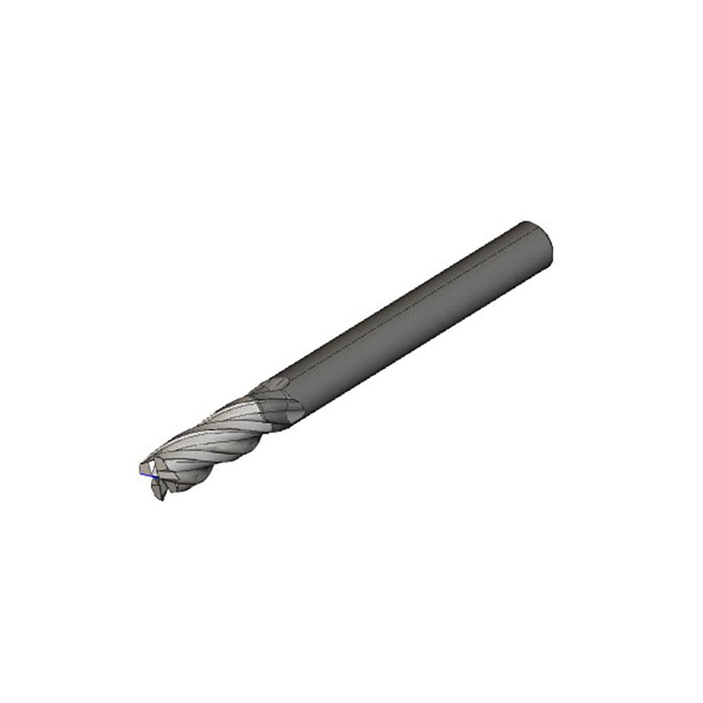 Iscar 5620931 Corner Chamfer End Mill: 0.188" Dia, 0.5" LOC, 4 Flute, 0.006" Chamfer Width, Solid Carbide Image