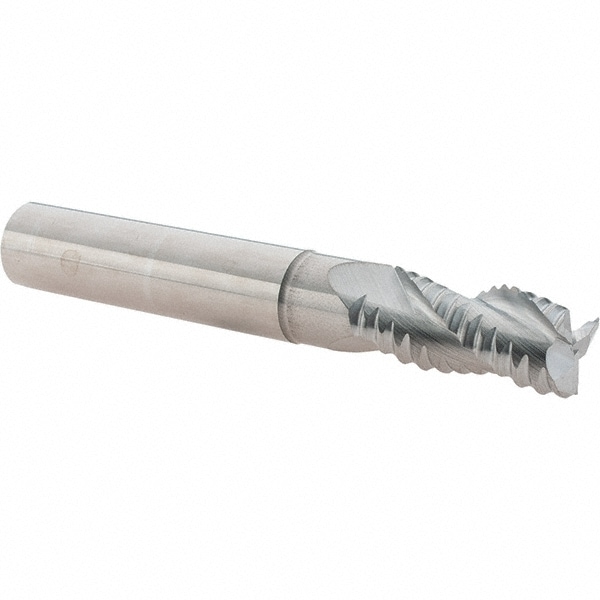 Iscar 5621465 Corner Chamfer End Mill: 0.4724" Dia, 0.9843" LOC, 3 Flute, 0.0236" Chamfer Width, Solid Carbide Image