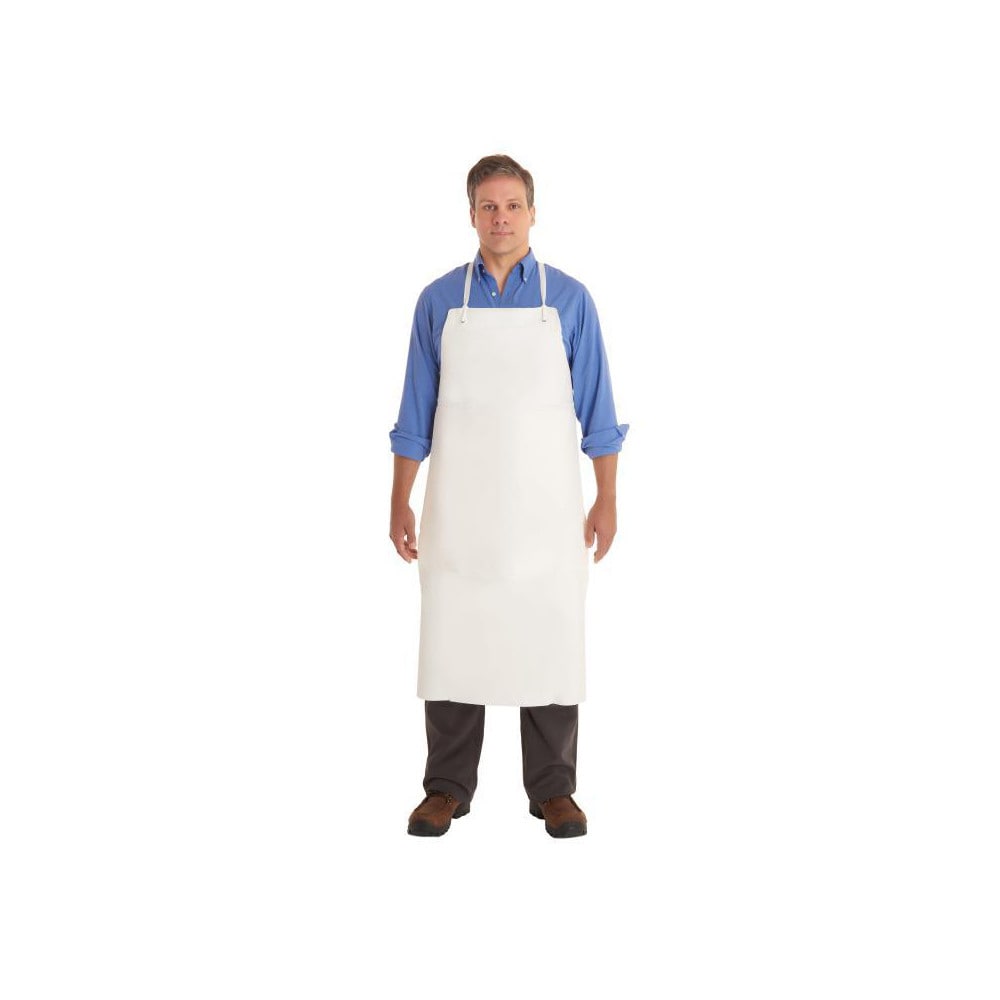 Series 56-101 Disposable Bib Apron: White