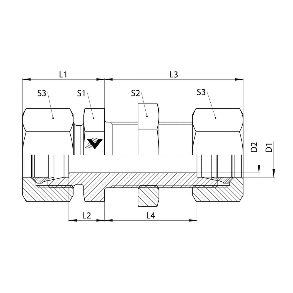 Brennan Metal Compression Tube Fittings; Fitting Type Straight