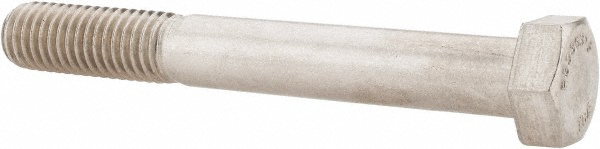 Value Collection 204085B Hex Head Cap Screw: 1/2-13 x 4", Grade 316 Stainless Steel, Uncoated Image