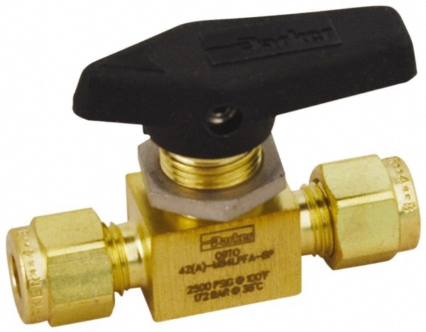 Parker 2A-MB2LPFA-BP Manual Ball Valve: 1/8" Pipe Image