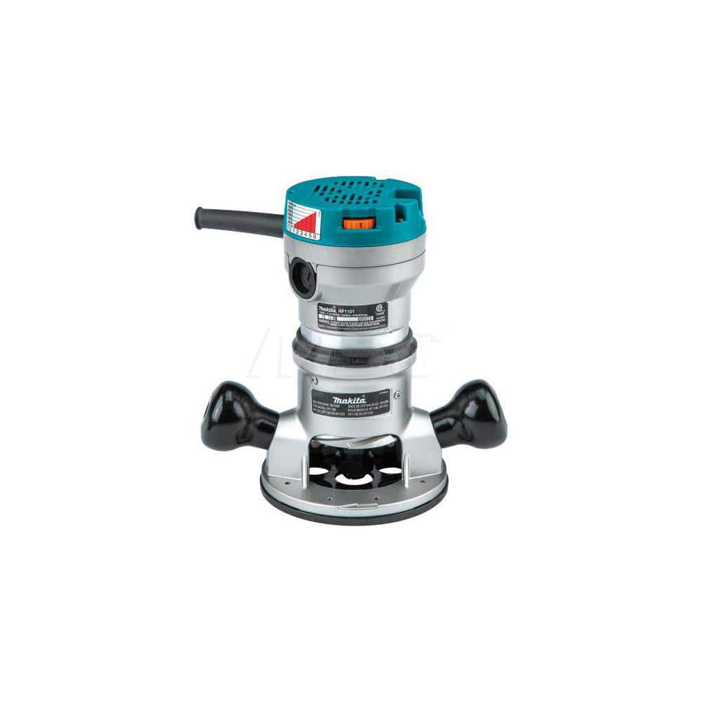 Makita RF1101 Electric Routers; Collet Size (Inch): 1/2; 1/4 ; Collet Size: 1/2;1/4 in ; Router Type: Fixed Base ; Amperage: 11.00A ; Amperage: 11.00A; 11.00 ; Voltage: 115; 115V 