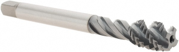 Emuge CU999400.5013 Spiral Flute Tap: 1/2-13, UNC, 4 Flute, Bottoming, 2B Class of Fit, Cobalt, TICN Finish Image