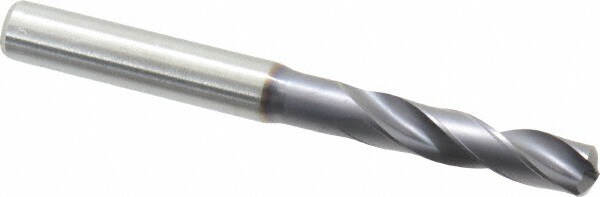 Screw Machine Length Drill Bit: 0.2756" Dia, 140 °, Solid Carbide