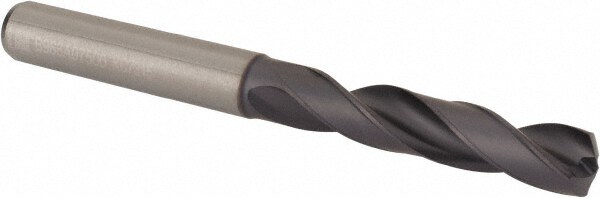 Screw Machine Length Drill Bit: 0.2953" Dia, 140 °, Solid Carbide