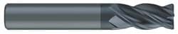 SGS 36597 Square End Mill: 1/2 Dia, 1-1/4 LOC, 1/2 Shank Dia, 3-1/4 OAL, 4 Flutes, Solid Carbide Image