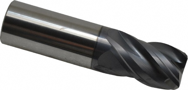 SGS 36444 Square End Mill: 1 Dia, 1-1/2 LOC, 1 Shank Dia, 4 OAL, 4 Flutes, Solid Carbide Image