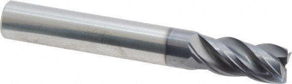 SGS 46364 Square End Mill: 0.3937 Dia, 0.8661 LOC, 4 Flutes, Solid Carbide Image